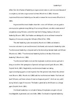 Kutatási anyagok 'State of Science and Unanswered Questions about the Theories of Leadership and O', 4.                