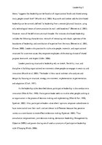 Kutatási anyagok 'State of Science and Unanswered Questions about the Theories of Leadership and O', 5.                