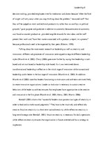 Kutatási anyagok 'State of Science and Unanswered Questions about the Theories of Leadership and O', 8.                