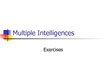 Prezentációk 'Multiple Intelligence', 1.                