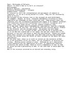 Esszék 'Is there a God or Is He (?) an Illusion?', 1.                