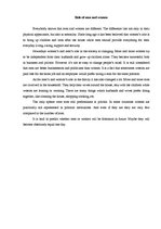 Esszék 'Role of Men and Women', 1.                