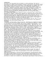 Esszék 'Introduction to Psychology', 1.                