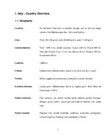 Kutatási anyagok 'Tourism in Italy. Economic Research', 3.                