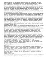 Esszék 'Chemical Reactions ', 1.                