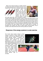Prezentációk 'Response of the Energy Systems, Musculoskeletal System, Cardiovascular System an', 4.                