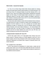 Esszék 'History of the Community Formation and the Modem Union Development. Main Treatie', 3.                