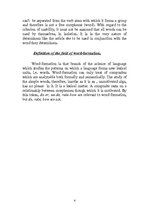 Kutatási anyagok 'Word Formation of the English Language', 4.                