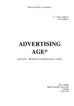Kutatási anyagok 'Advertising Age', 1.                