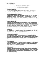 Összefoglalók, jegyzetek 'Report on a Survey about Health and Habits', 1.                