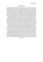 Esszék 'My Hobby Hunting', 1.                