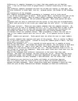 Esszék 'Computer Languages', 1.                