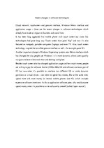 Esszék 'Recent Changes in Software Technologies', 1.                