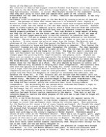 Esszék 'The Causes of the American Revolution', 1.                