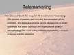 Prezentációk 'Telemarketing', 3.                