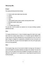 Üzleti tervek 'Party 'R' us - Marketing Plan', 7.                