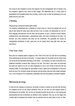 Üzleti tervek 'Party 'R' us - Marketing Plan', 10.                