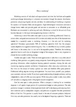 Esszék 'What Is Marketing?', 1.                