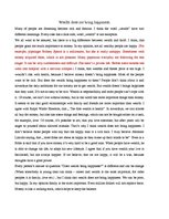 Esszék 'Wealth Does not Bring Happiness', 1.                