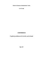 Összefoglalók, jegyzetek 'Capital Punishment in Latvia and Abroad', 1.                