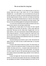 Esszék 'We Are not Alone for a Long Time', 1.                