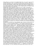 Esszék 'What is human suffering? How does humanity understand/cope with human suffering?', 1.                