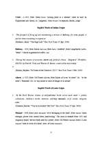 Összefoglalók, jegyzetek 'Origins of English Words', 3.                