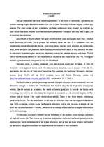 Esszék 'Women in Education', 1.                