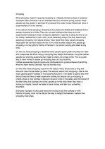 Esszék 'Shopping', 1.                