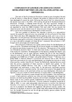 Esszék 'Industrial Revolution in Germany and Japan - Comparison', 1.                