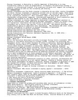 Esszék 'Foreign Investment in Australia', 1.                