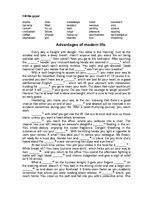 Összefoglalók, jegyzetek 'Advantages of Modern Life', 1.                