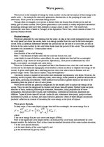 Összefoglalók, jegyzetek 'Wave Power', 1.                