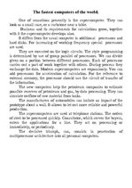 Esszék 'The Fastest Computers on the World', 1.                