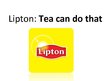 Prezentációk 'Lipton Tea', 11.                