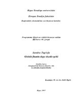 Összefoglalók, jegyzetek 'Global Financial Market Dynamics', 1.                