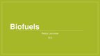 Prezentációk 'Biofuels', 1.                