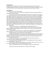 Összefoglalók, jegyzetek 'Charles Dickens "The Signalmen"', 1.                