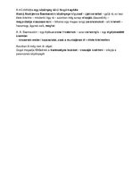 Összefoglalók, jegyzetek 'Irodalom kisérettségi tételek', 18.                