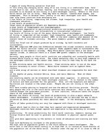 Esszék 'Obstacle to Development', 1.                