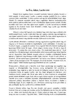 Esszék 'Madách - Ember tragédiája elemzés', 1.                