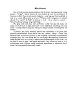 Esszék 'Advertisement', 1.                