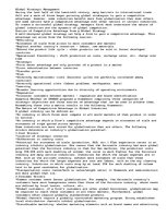 Esszék 'Global Strategic Management', 1.                