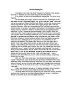 Esszék '"The Horse Whisperer" by Nicholas Evans', 1.                