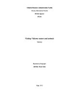 Kutatási anyagok 'Visiting Vidzeme Nature and Animals', 1.                