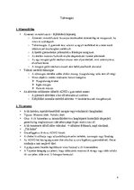 Összefoglalók, jegyzetek 'A hiperaktivitás-figyelemzavar tünetegyüttes', 4.                