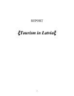 Kutatási anyagok 'Tourism in Latvia', 1.                