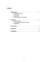 Kutatási anyagok 'Tourism in Latvia', 2.                