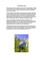 Esszék 'This Different World', 1.                