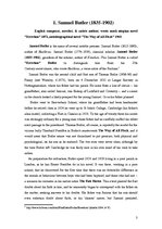 Kutatási anyagok 'Samuel Butler (1835-1902)', 3.                